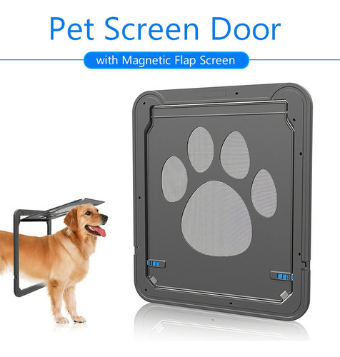 Pantalla For Puerta De Mascota Con Cierre Magnético, Con Ci