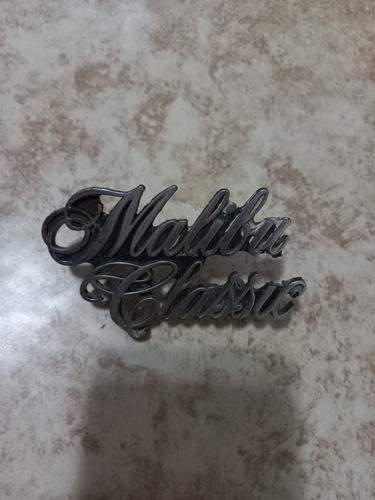 Emblema Malibu Clasic Original Chevrolet
