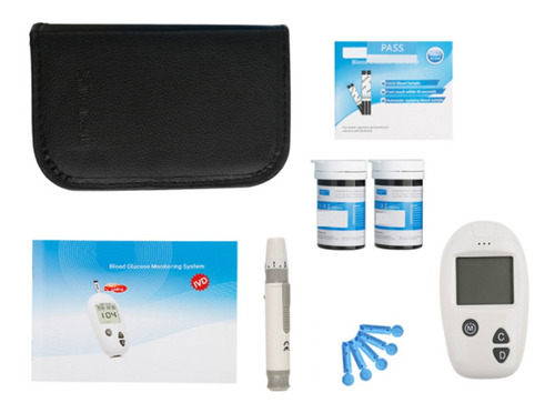 Kit De Análisis De Azúcar En Sangre, Diabetes Medidor De Glu