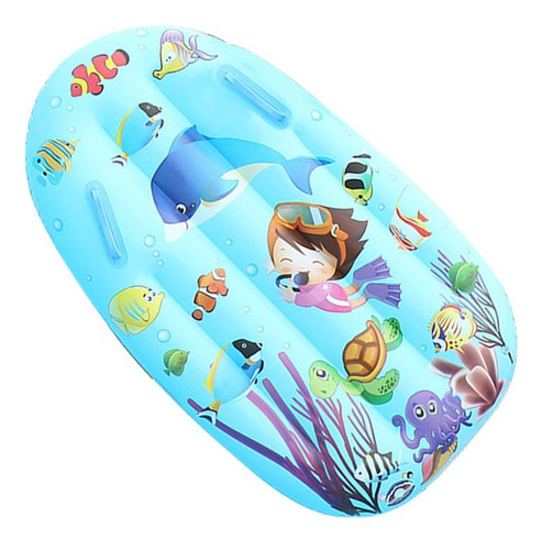 Kids Inflatable Surfboard Summer Outdoor Handles Portable