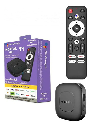 Reproductor Multimedia Bluetooth Smart Home Tv Box Streaming