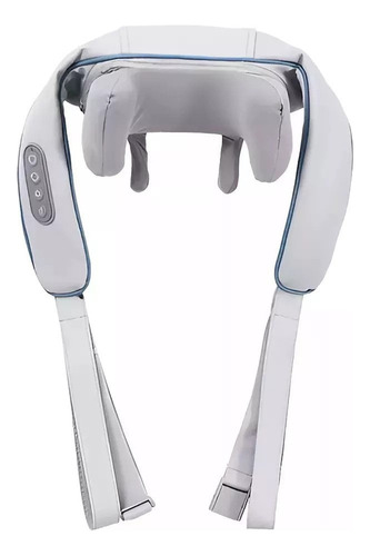 Masajeador Cervical Recargable Relajación Y Alivio Doleres Blanco