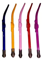 Comprar Kit X 5 Bombillas Aluminio Pintado De Colores Para Mate