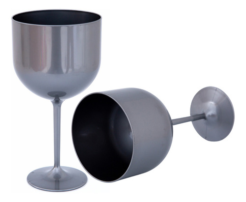 10 Taças De Gin 580ml Acrílico Atacado Cor Branco