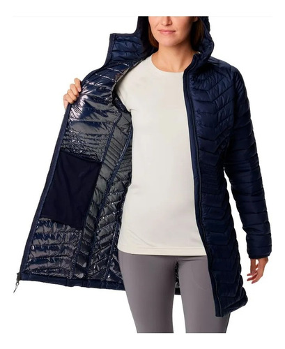 Parka Columbia Powder Lite Omni-heat Mujer Campera Talle M