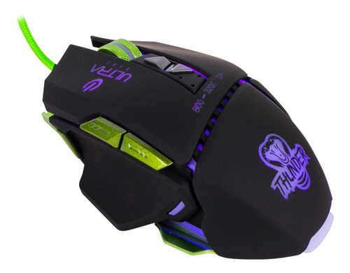 Mouse Gamer X16 Ultra Technology Color Negro Usb Iluminado