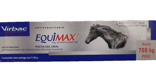 Imagen 1 de 1 de Equimax Jeringa 7.49g Pasta/gel Oral Virbac