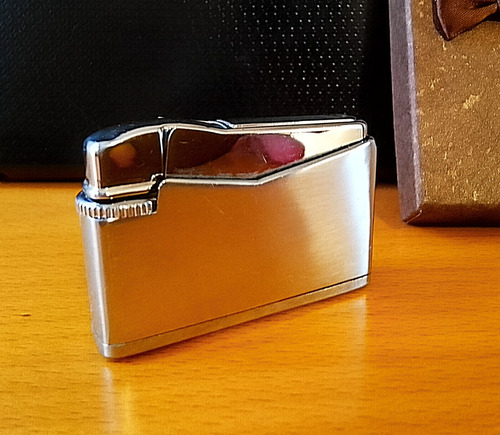 Encendedor Antiguo Nichika Jet Flame, Japan 1960'a (Usado)