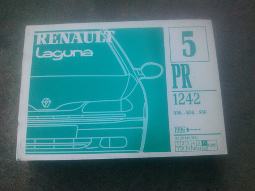 Catalogo O Manual Renault Laguna-clio Megane Kangoo R19 R18 