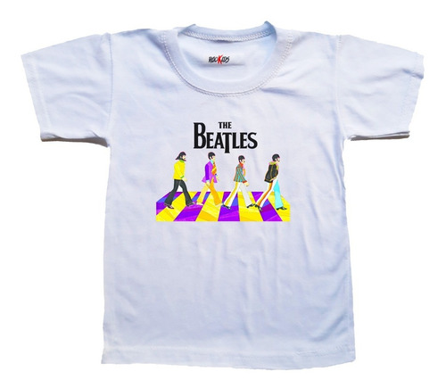 Remera The Beatles Abbey Road Niño