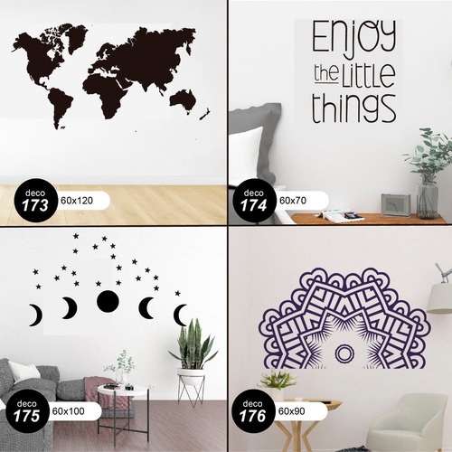 Vinilos Decorativos De Pared - Modelos Varios