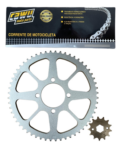 Kit Relação Xtz125 Xtz 125 56 X 13 Especial Trilha Reduzido