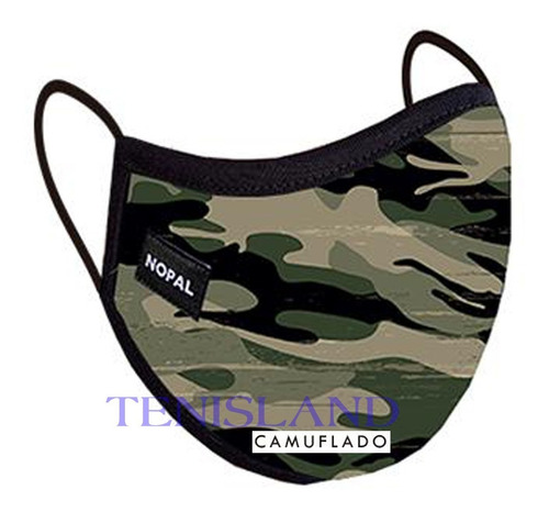 Barbijo Nopal Lavable Doble Capa Algodon Cubre Tapa Boca X 3
