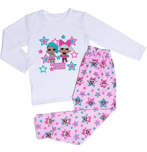 Pijama Para Niñas Manga Larga