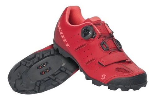 Zapatillas Mtb Scott Elite Boa Lady Rojo