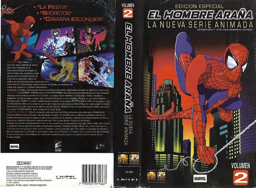 El Hombre Araña La Nueva Serie Animada Volumen 2 Vhs