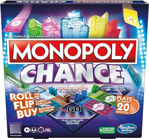 Monopoly Chance/juego De Mesa Para Adultos Y Niños