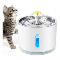 Comprar Bebedero Eléctrico Automático Mascotas Perros Gatos Fitros Antibacteriano Luz Led 2.4 Litros Fácil Mantenimiento - Otec