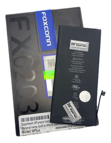 Flex Carga Bateria Foxconn 2691mah Para iPhone 8 Plus