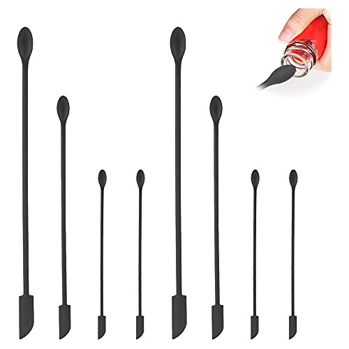 Juego De 8 Mini Raspador De Maquillaje Spatulas, 8mqn3