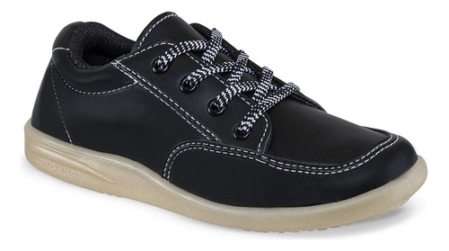 Zapatos Colegiales Bagglia Negro Para Niño Croydon