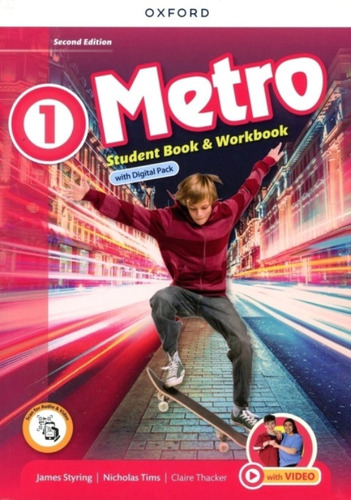 Metro 1 - 2 Ed - Students Book + Workbook + Digital Pack