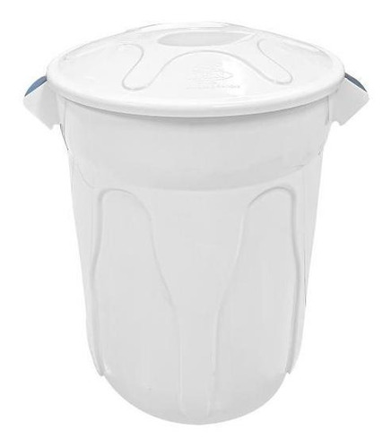 Kit 05 Lixeiras Redondas Para Coleta Seletiva 100 Litros