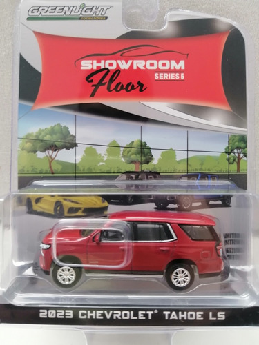 Rojo Chevrolet Tahoe Ls Greenlight Escala 1 64 