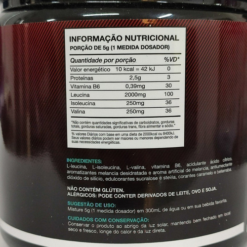 Bcaa 8x Leucina 8:1:1 300g - Dyn Lab Muito Concentrado