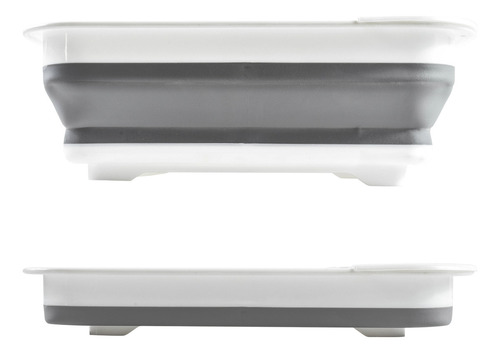 Escurridor Seca Platos Plegable Blanco Áncora Gris