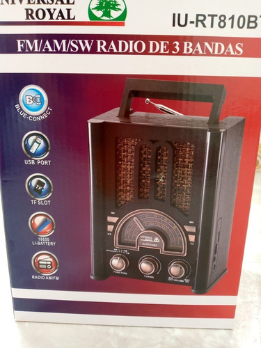 Universal Royal, Fm/sw Radio De 3 Bandas