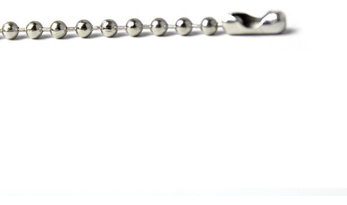 Cadena De Bolas 100% Con Canoa De 12 Cm Para Guardar De Recu