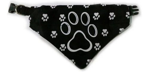 Collar Para Perros Y Gatos Con Pañoleta Talla Xl Color Azul Rey Huella