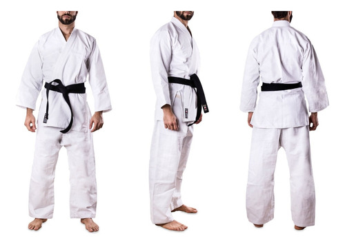 Judogi Traje Judo Shiai Uniforme Liviano Blanco Talle 5 A 7