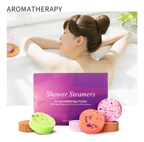 Fe Tabletas De Baño De Aromaterapia B Stress Relief, 6