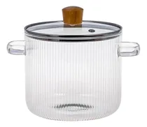 Comprar Ollas De Vidrio Para Ollas Con Tapa De Olla De 1,6 L, Resist
