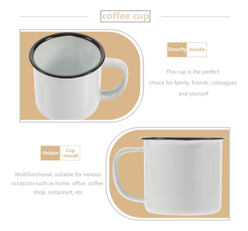 Práctica Taza De Té Simple, Taza De Té De Melamina, Retro Wa
