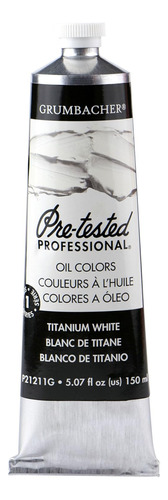 Grumbacher Precomprobado Aceite Paint8  Blanco   Titanium Wh