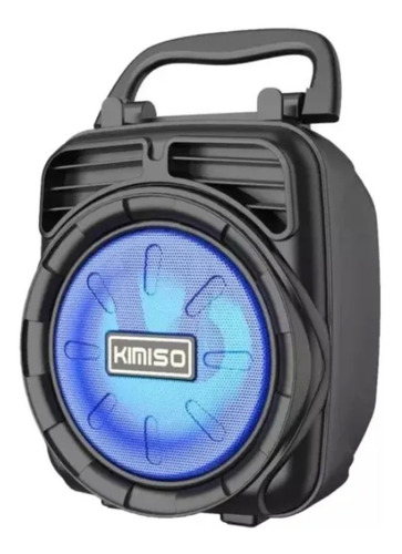 Bocina Kimiso KMS-1185 portátil con bluetooth azul 