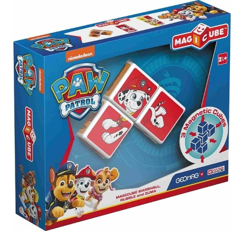 Geomag Magicube Paw Patrol Marshall Camión De Bomberos