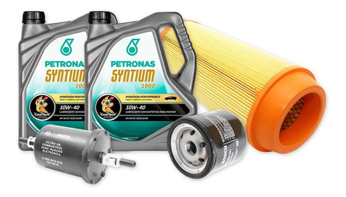 Kit Filtros + Aceite Syntium Chevrolet S 10 2.2i Mpfi -1997