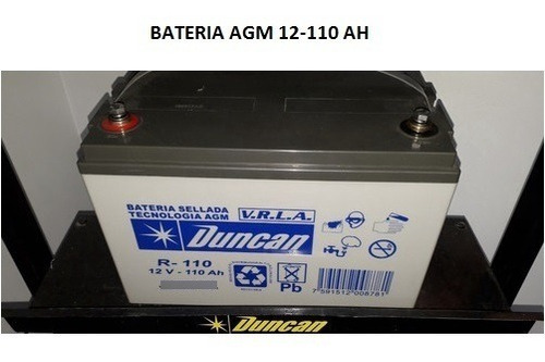 Bateria 12 110a Agm Duncan Power Bank/ups/solar