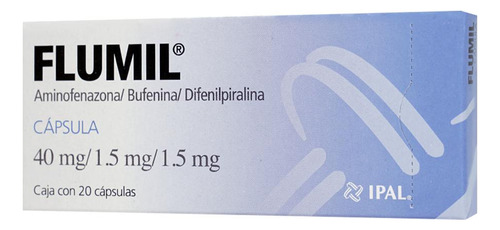 Flumil Cápsula 40 Mg/1.5 Mg/1.5 Mg, 20 Cápsulas