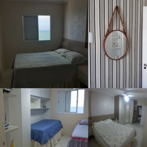 Imagem 10 de 14 de Sacada C/ Churrasqueira - 2 Dorm. 2wcs- Vista De 180° P/ Mar