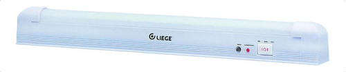 Luminária De Emergência Slim 60 Leds Bivolt Liege - 854980 Cor Branco 110v/220v