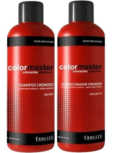 Shampoo + Acondicionador Color Master  Fidelite 1000ml