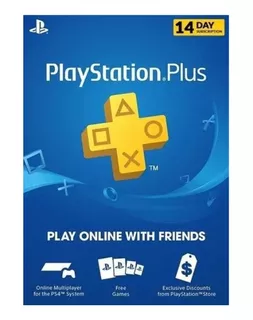 Ps Plus Para Ps4 14 Dias - Garantia Respuesta Rapida