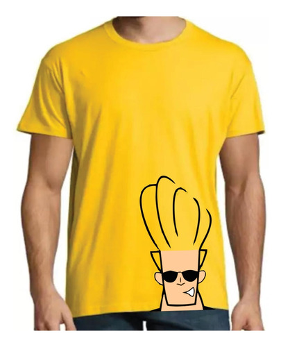 Remera Jonny Bravo Dibujo Animado Cartoon 2 Colores Calidad!