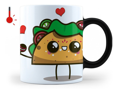 2 Tazas Mágicas Pareja Eres La Salsa De Mis Tacos Amor