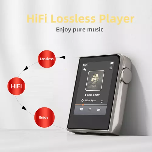 RUIZU-reproductor MP3 de música HiFi A58 DSD256, Walkman de Metal portátil  con ecualizador EQ, Ebook